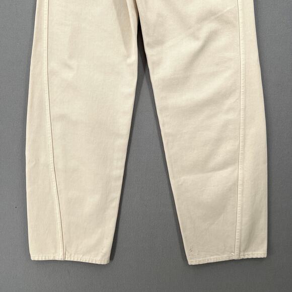 APIECE APART Meridian Jean Womens 27 Ecru High Rise Barrel Balloon Baggie NEW - Picture 7 of 16